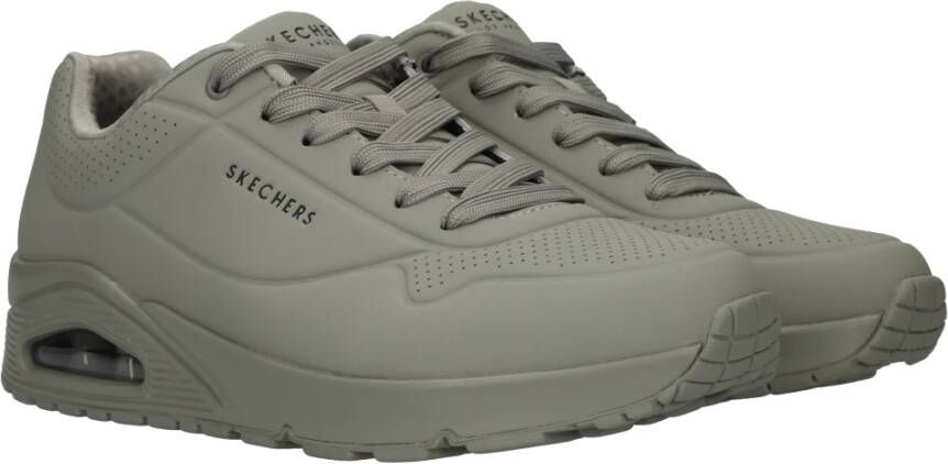 Skechers Air Stand Sneaker Grijs Groen Gray Heren