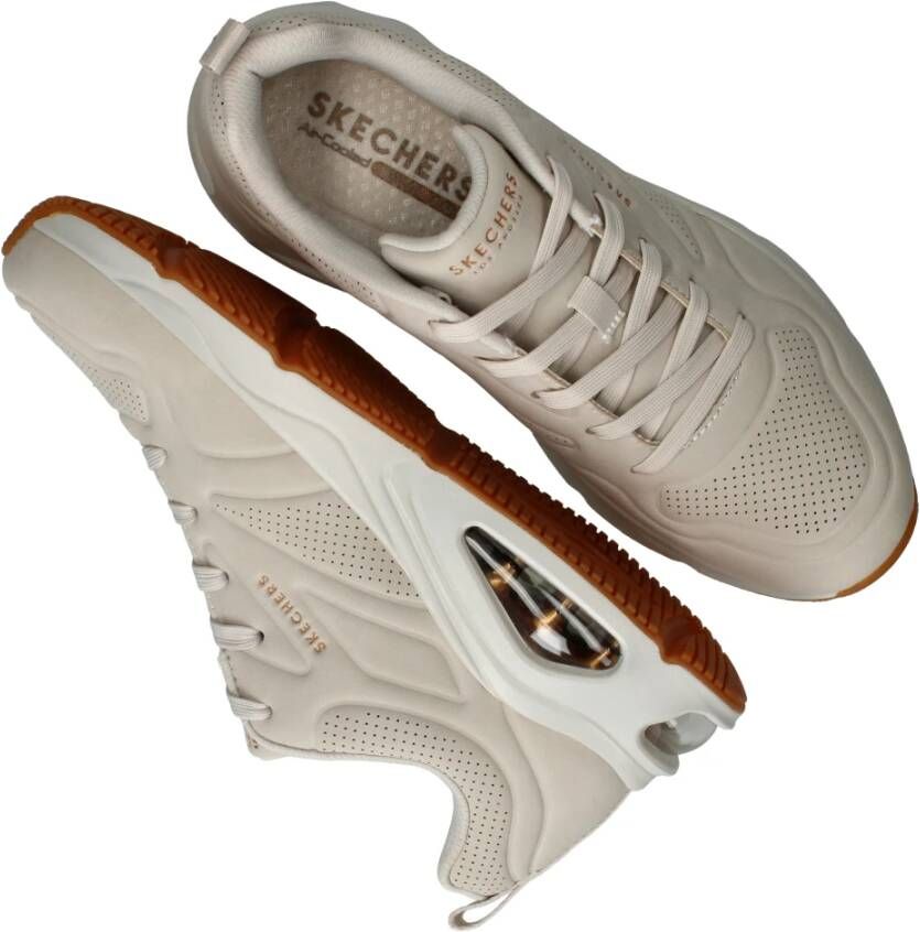 Skechers Air Uno Sportieve Sneakers Offwhite Beige Dames