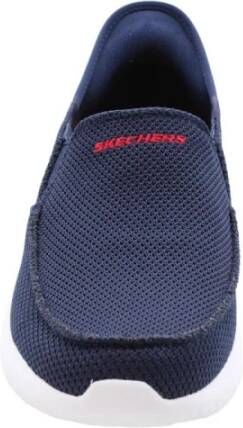 Skechers Stijlvolle heren loafers Blue Heren