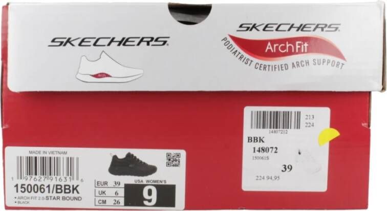 Skechers Arch Fit 2.0 Sneakers Black Dames