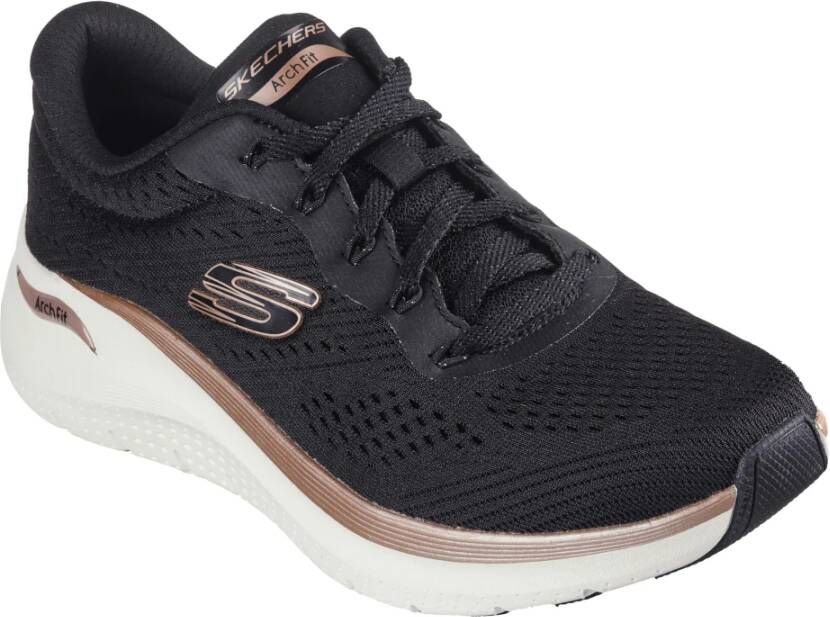 Skechers Arch Fit 2.0 Sneakers Black Dames