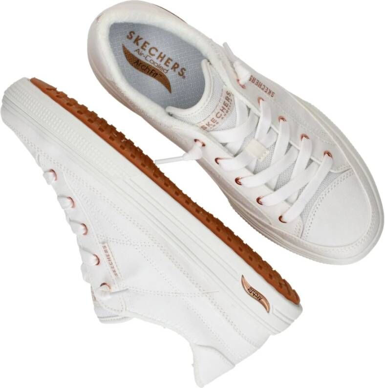 Skechers Comfortabele Witte Arch Fit Arcade Vegan Instapper White Dames - Foto 7