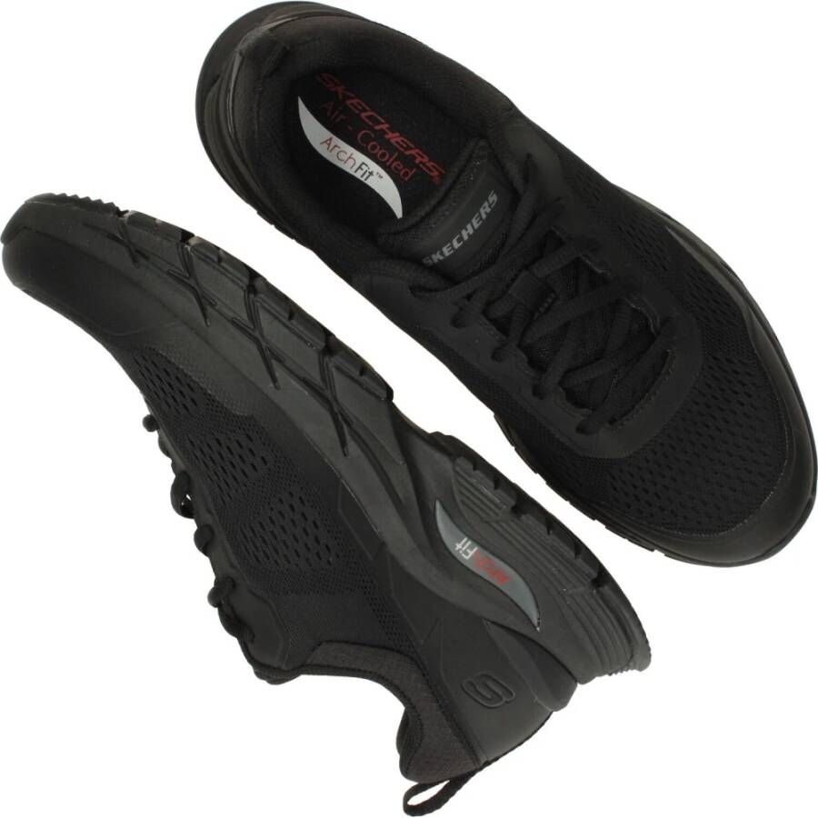 Skechers Comfortabele zwarte sneakers voor heren Zwart Heren