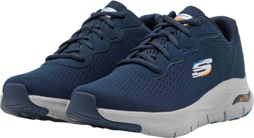 Skechers Arch Fit Infinity Sneakers Blue Heren