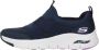 Skechers Arch Fit Modern Rhythm Dames Instappers Donkerblauw - Thumbnail 22