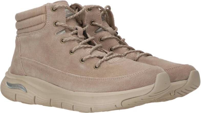 Skechers Arch Fit Smooth veterboot Beige Dames