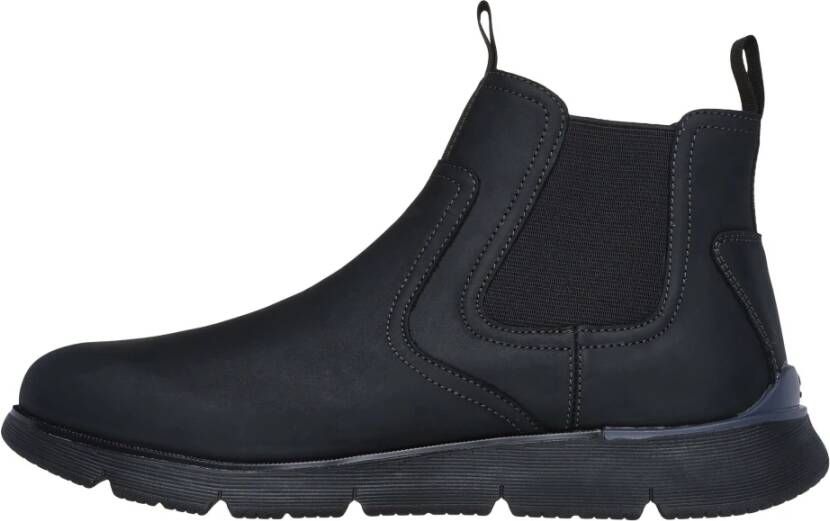 Skechers Augustino Paulo Laarzen Black Heren