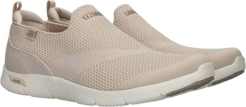 Skechers Beige Arch Fit Refine Iris Vegan Slip-On Beige Dames