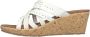 Skechers Beverlee Hot Sprin Sandals White Dames - Thumbnail 4