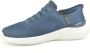 Skechers Blauw Lycra Slip-On Schoenen Blue Heren - Thumbnail 3