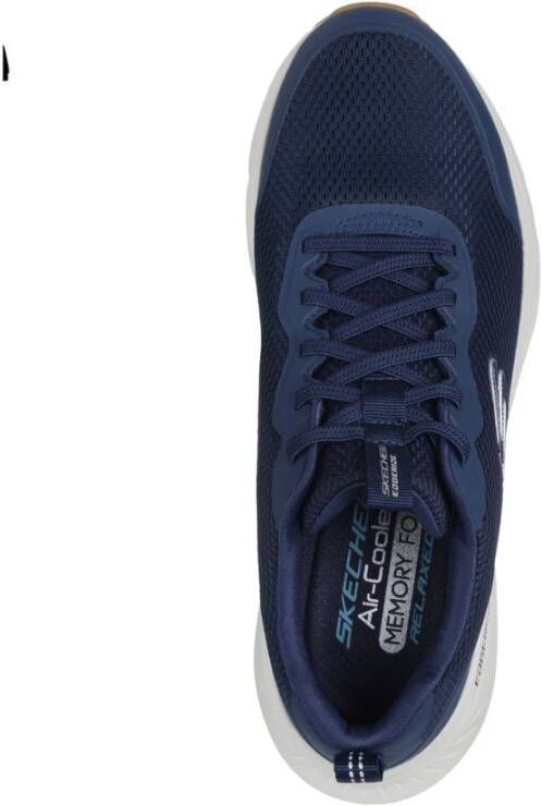 Skechers Blauwe Fitnessschoenen Edgeride-Rekze Blue Heren