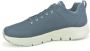 Skechers Blauwe Lycra Runner Blue Heren - Thumbnail 3