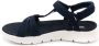 Skechers Blauwe Sandalen met Stoffen Voering Blue Dames - Thumbnail 3