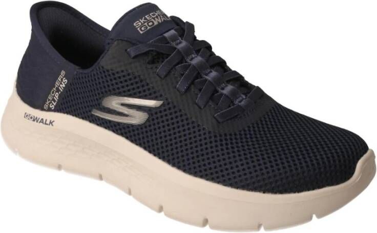 Skechers Blauwe Stretch Fit Damesschoenen Blauw Dames