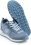 Skechers Blauwe Suède Damessneakers Step N Fly Blue Dames - Thumbnail 3