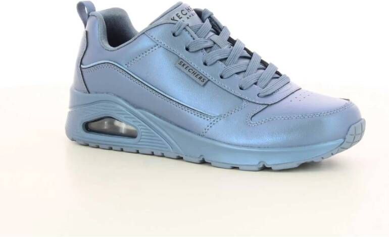 Skechers Blauwe Uno-Galactic Damesschoenen Blue Dames