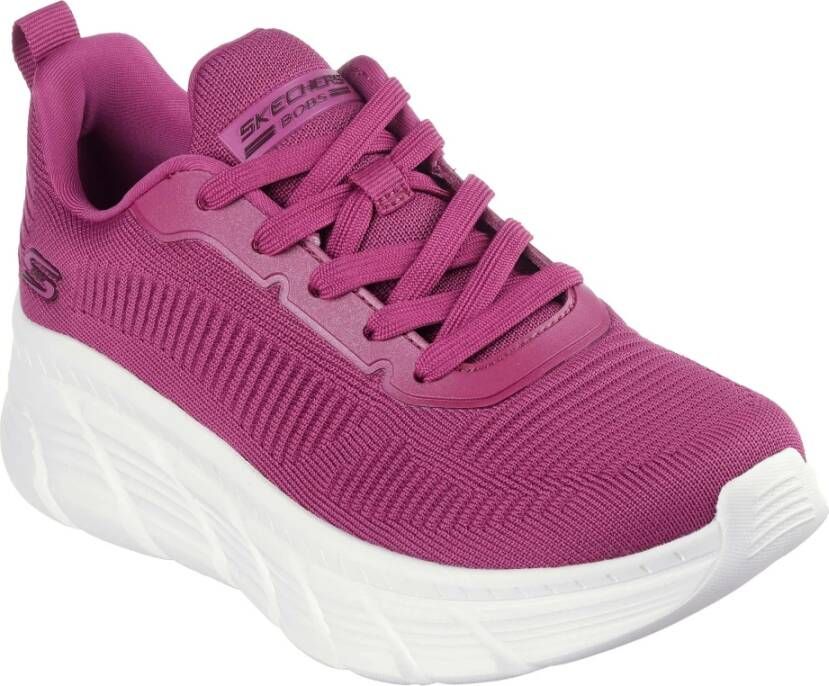 Skechers Bobs Sport B Flex Hi Sneakers Pink Dames