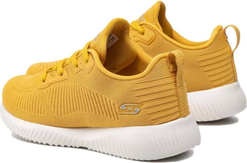 Skechers Bobs Squad Tough Talk Sneakers Yellow Dames