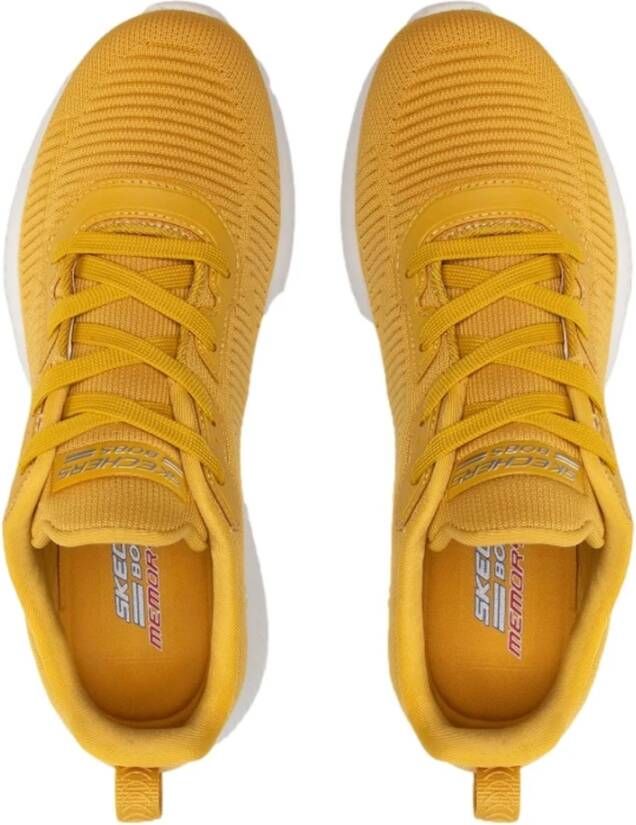 Skechers Bobs Squad Tough Talk Sneakers Yellow Dames