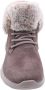 Skechers On The Go Joy Plush Dreams 144042 DKTP Vrouwen Grijs Laarzen Sneeuw laarzen - Thumbnail 15