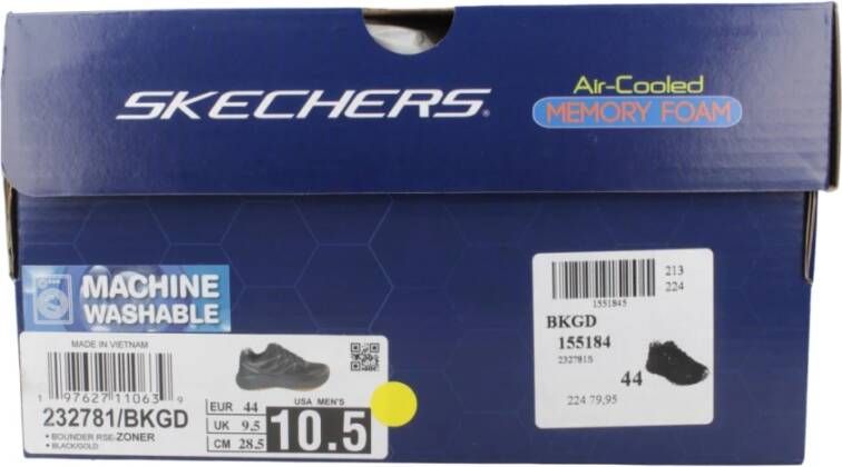 Skechers Bounder Zoner Sneakers Black Heren