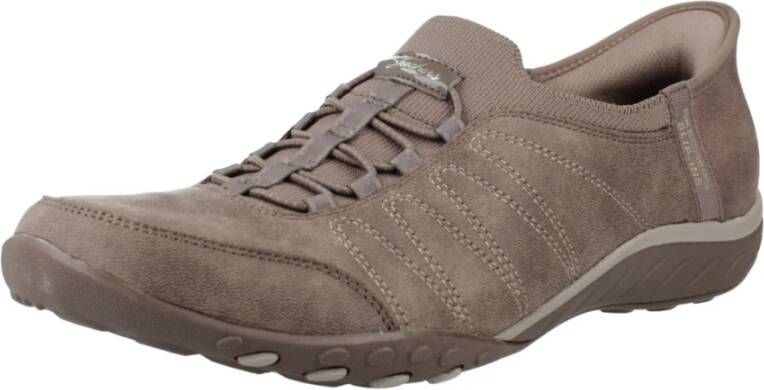 Skechers Breathe-Easy Home Sneakers Beige Dames