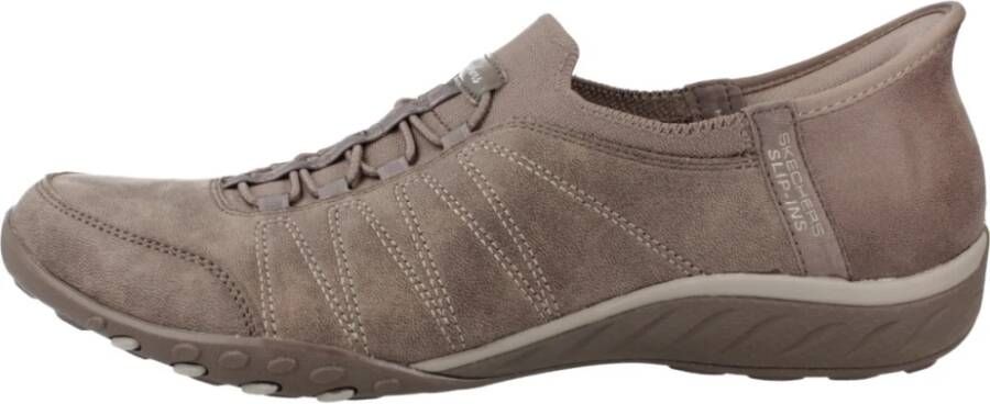 Skechers Breathe-Easy Home Sneakers Beige Dames