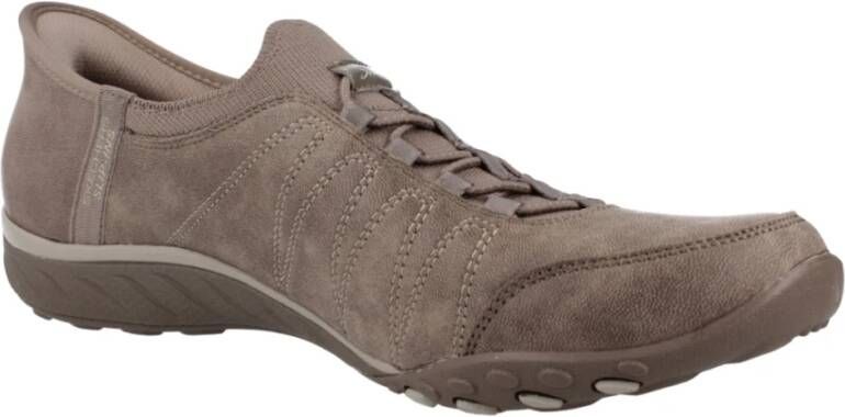 Skechers Breathe-Easy Home Sneakers Beige Dames