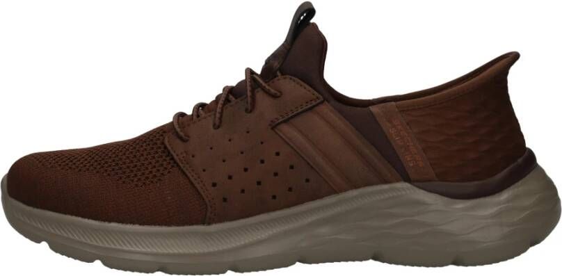 Skechers Bruine Slip-Ins Vegan Instapper Gogamat Brown Heren