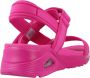 Skechers Stijlvolle platte sandalen voor vrouwen Pink Dames - Thumbnail 11