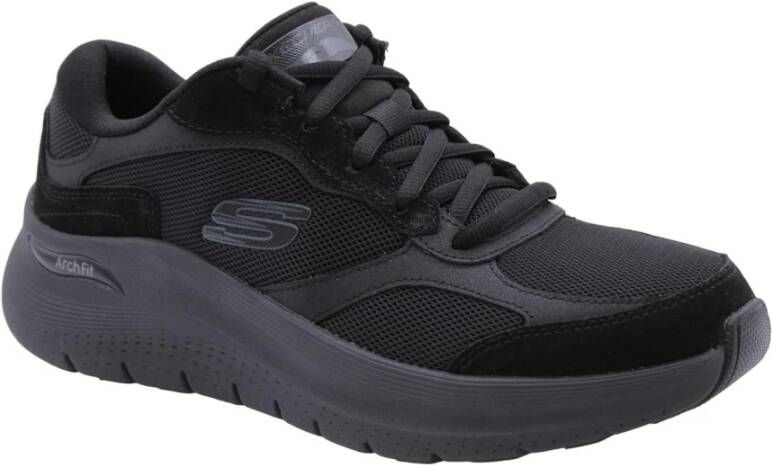 Skechers Casual Sneaker met Muntje Details Black Heren