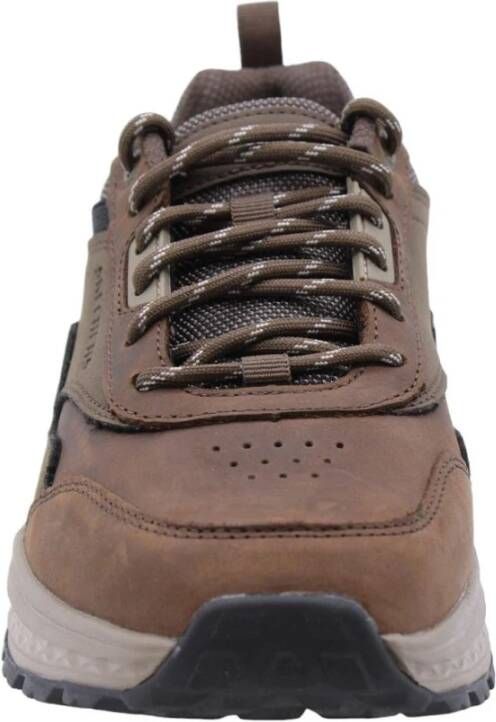 Skechers Casual Sneaker met Vlaai Stijl Brown Heren