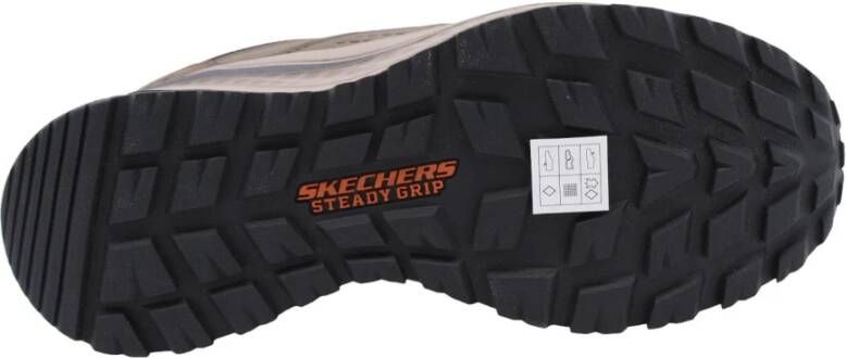 Skechers Casual Sneaker met Vlaai Stijl Brown Heren