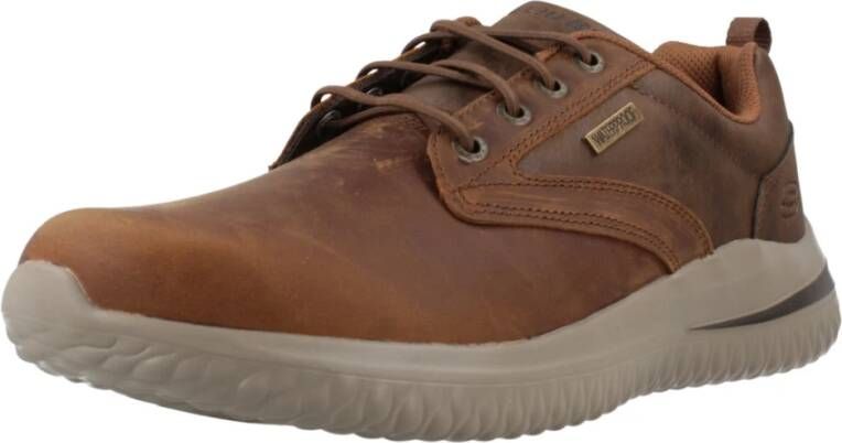 Skechers Casual Sneakers Delson 3.0 Brown Heren