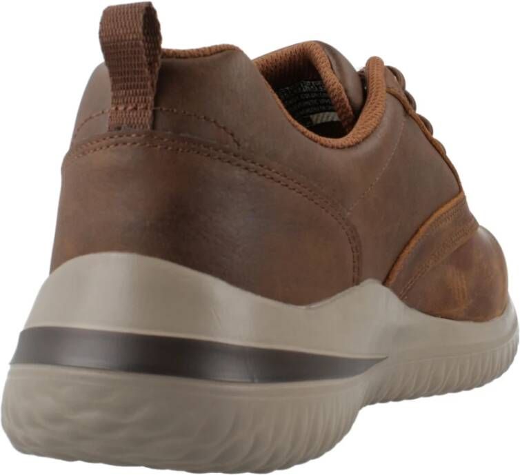 Skechers Casual Sneakers Delson 3.0 Brown Heren