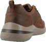 Skechers Delson 3.0 Glavine 210661-CDB Mannen Bruin Sneakers Sportschoenen - Thumbnail 4