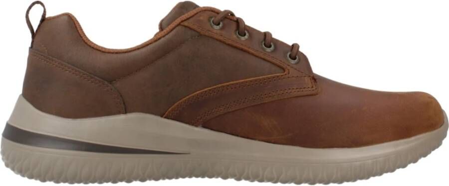 Skechers Casual Sneakers Delson 3.0 Brown Heren