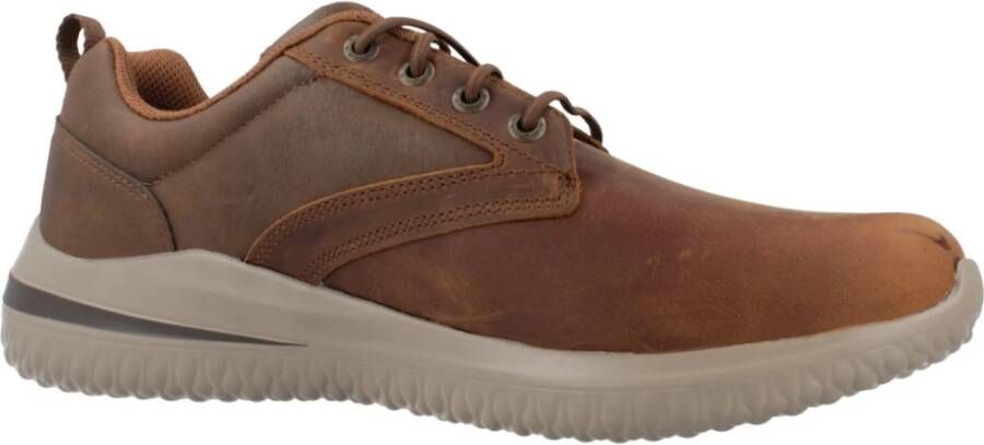 Skechers Casual Sneakers Delson 3.0 Brown Heren