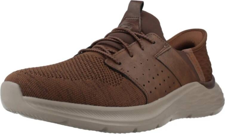 Skechers Casual Sneakers voor Mannen Newick Brown Heren