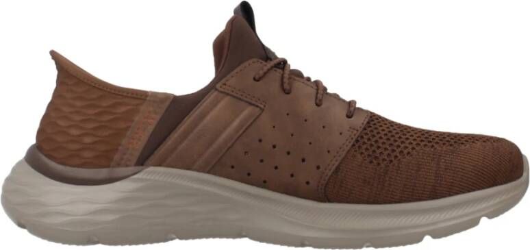 Skechers Casual Sneakers voor Mannen Newick Brown Heren