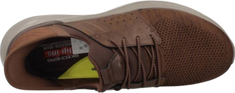 Skechers Casual Sneakers voor Mannen Newick Brown Heren