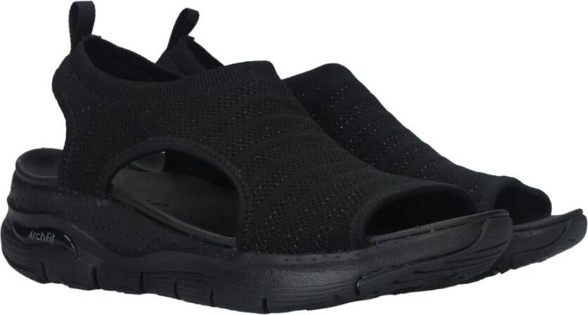 Skechers Comfort Arch Fit Sandaal Black Dames