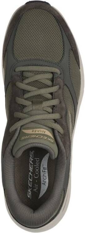 Skechers Comfort Mesh Sneaker Green Heren