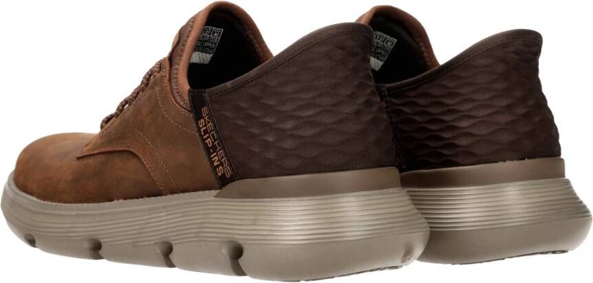 Skechers Comfort Slip-Ons Garza-Gervin Brown Heren