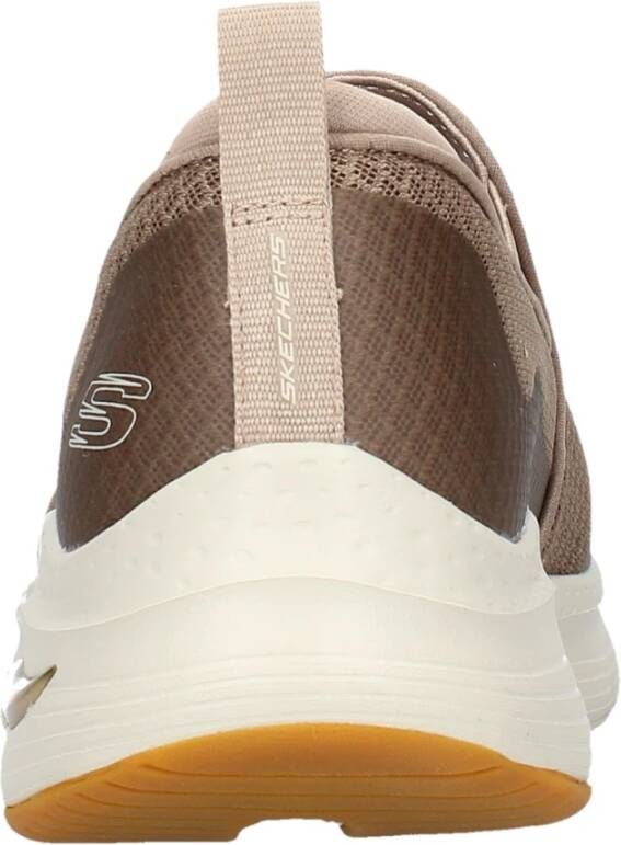 Skechers Comfort Sneaker met Arch Fit Beige Heren