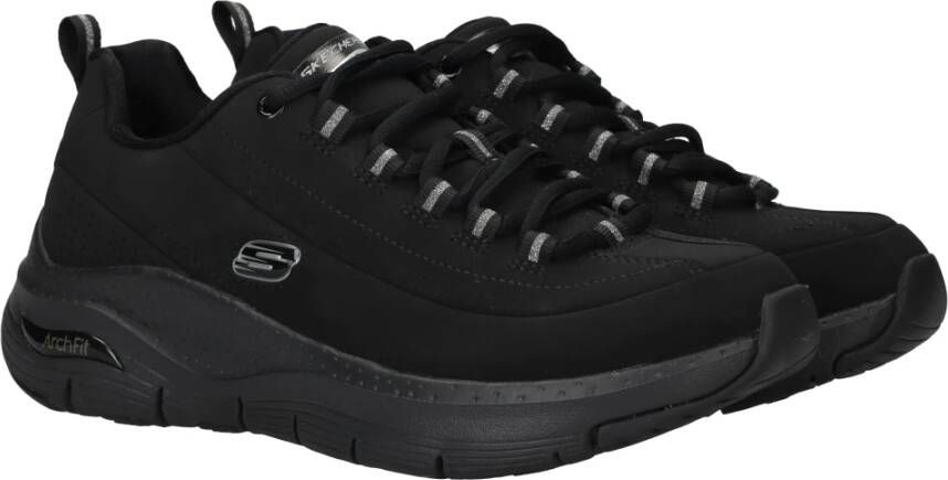 Skechers Comfortabele Arch Fit Sneaker Black Dames