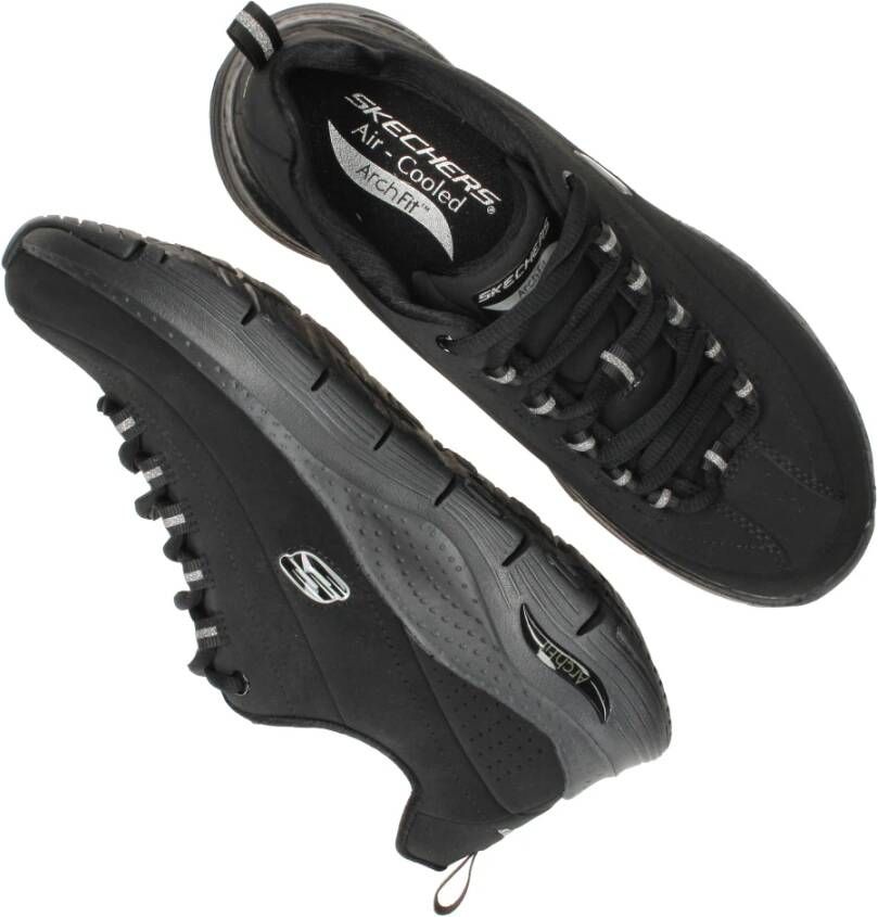 Skechers Comfortabele Arch Fit Sneaker Black Dames