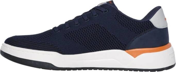 Skechers Comfortabele Casual Sneaker met Memory Foam Blue Heren