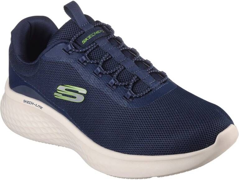 Skechers Comfortabele Mesh Sneaker Blue Heren