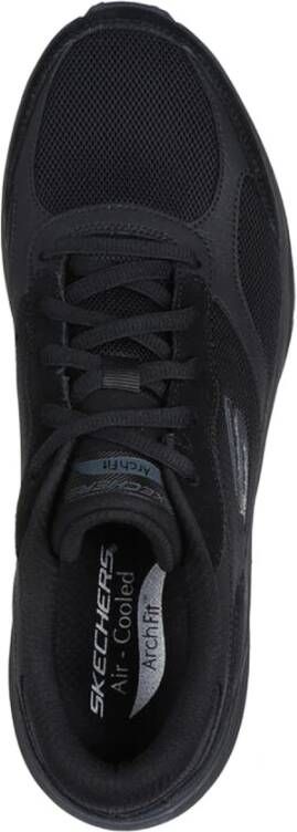 Skechers Comfortabele Mesh Sneaker met Arch Support Black Heren